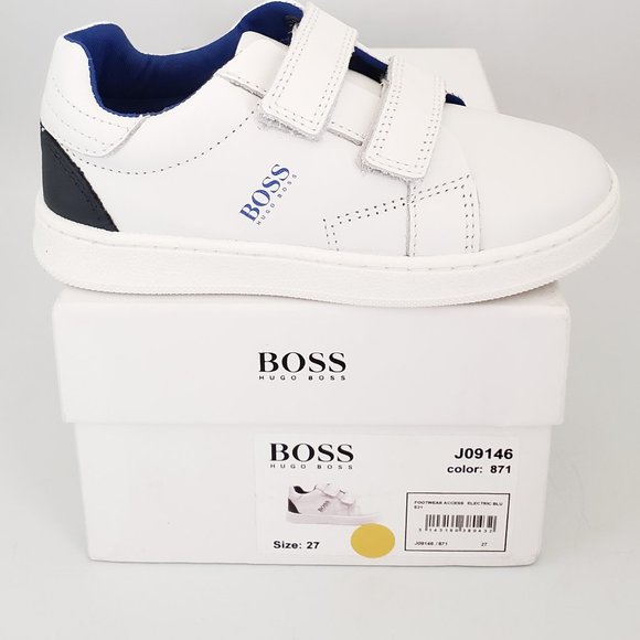 Hugo Boss Shoes | New Boss Hugo Boss Designer Sneakers Shoes Kids - #16 | Color: White | Size: Size 10 Kids | Rehoward1053's Closet